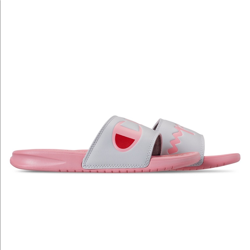 Champion Super Slide Split Script Pink Slides - image 3